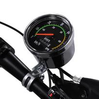 Mechaninis dviračio kompiuteris Dviračio spidometras Odometras Važiavimo dviračiu chronometras Cyclocomputer balta