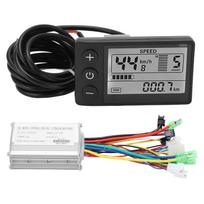 36V 48V 250W 350W 15A bešepetėlis variklio valdiklis LCD866 ekrano skydelis Elektrinio dviračio bešepetėlio valdiklio rinkinys
