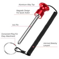 Universal Weight Stack Pin Magnetic Weight Stack Selector for Exercise Fitness Gym raudona