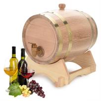 5L Vintažinė medinė ąžuolinė statinė alui, viskiui, romui, portveinui
