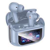 HOCO belaidės ausinės bluetooth su jutikliniu ekranu TWS ANC + ENC EQ21 mėlyna žvaigždė