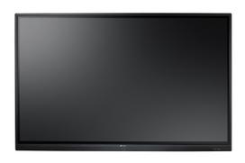 AG Neovo IFP-7502 Interaktyvi plokštė 189,2 cm (74,5") LCD Wi-Fi 350 cd/m² 4K Ultra HD Juoda Jutiklinė ekrano su integruotu procesoriumi Android 8.0
