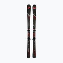 Kalnų slidės Völkl Peregrine 80 + apkaustai Lowride 12 TCX black/red