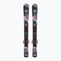 Vaikiškos kalnų slidės Völkl Shine Jr + apkaustai 4.5 VMotion Jr Lady 80-90 cm black/pink