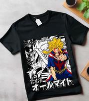 All Might Marškinėliai My Hero Academia Boku Hawks Šarvuota Juosta, Dovana Marškinėliai Visų Dydžių L
