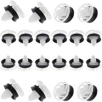 20 vnt. Durų apdailos skydelio tvirtinimo spaustukai Renault Citroen Peugeot 7703077476 gray