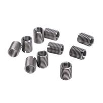 10 vnt. sriegio reduktoriaus veržlė, metalinė, M10x1.25 į M10x1.25, ilgaamžė, universali mova, sriegiuota įvorė