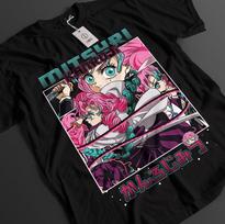 Demon Slayer Shirt Mitsuri Kanroji T-Shirt Tanjiro KNY Anime Akaza Top Muzan Tee XL