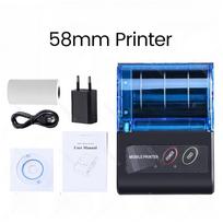 80 mm / 58 mm Bluetooth kvitų spausdintuvas Restoranas Prekybos centras Verslas Terminis spausdintuvas Nešiojamas Mini bilietų spausdinimas POS sistema 58mm Receipt Printer