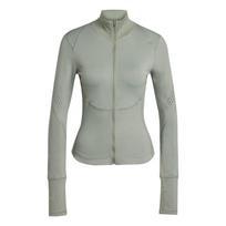 Adidas x Stella McCartney Treniruočių vidurinis sluoksnis Akmens žalias Moteriški viršutiniai drabužiai JW4552 M