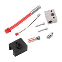 3D Printer Hotend Kit Bimetal Heating Block Throat Tube Heater Nozzle Extruder Parts for Ender 3 S1 24V 40W 300 celsius