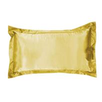 Šilkinė pagalvės užvalkalas Blizgus satininis pagalvės užvalkalas Voko tipo pagalvė Apsauga nuo erkučių Inch 20 * 26 (51 * 66cm) auksas