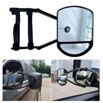 Automobilio vilkimo veidrodėlis prailgintas galinio vaizdo veidrodėlis plataus kampo pagalbinis veidrodėlis, skirtas automobilinio sunkvežimio RV priekabai juoda