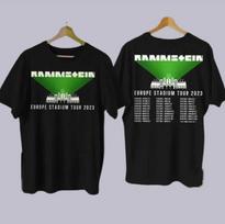 Rammstein 2023 Stadionų Europos Turas Marškinėliai, Sunkūs Muzikos Koncerto Marškinėliai L