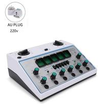 6 kanalų elektrinis akupunktūros stimuliatorius - 50Hz elektrinis nervų ir raumenų stimuliatorius, pleistro masažuoklis, namų priežiūros prietaisas AU Plug