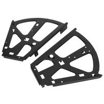 Shoes Cabinet Hinge 2 Layer Flip Turning Rack Cold Rolled Steel Furniture Accessory Black