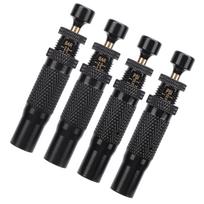 4 vnt. Padangų oro nuleidimo vožtuvų rinkinys, reguliuojamas automatinis sustabdymas, 10–30 PSI diapazonas, prisukamas padangų oro nuleidimo įrankis visureigiams 4x4