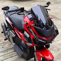 Motociklo sparnas Aerodinaminis sparnų komplektas Motociklo šoninis spoileris Universalūs modifikuoti priedai Pakeitimas for ADV150 juoda