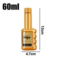 60 ml daugiafunkcis 2-in-1 automobilio valiklis, kuro purkštukų valymo įrankiai, automobilių variklio dekarbonizatorius, valymo priemonė, benzino taupymo priedas