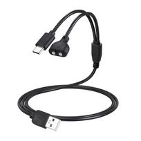 USB į C tipo magnetinis įkrovimo laidas šunų dresūros antkakliui 2,6 pėdos Naminių gyvūnėlių antkaklio įkrovimo laidas Jugbow DT-61/66/67/72/73