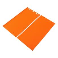 2 lakštai 5,4 mm silikoninė bičių vaško forma bičių vaško pagrindo presas įspaudėjas koriaus lakštų forma bitininkystės reikmenys oranžinė