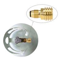 Propano baliono adapteris Solid Brass reguliatoriaus vožtuvas Saugos POL baliono konvertavimas į QCC1 Type1