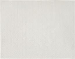 Beliani Vilnos kilimas 160 x 230 cm skaldytas baltas ELLEK