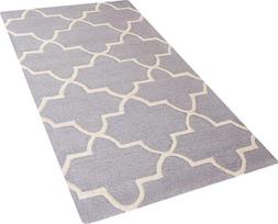 Beliani Vilnos kilimas 80 x 150 cm pilka SILVAN