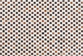 Beliani Kilimas KAYABEY smėlio spalvos 160 x 230 cm natūralios odos