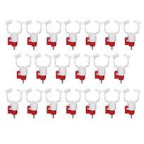 20pcs Chicken Waterer Nipples Multipurpose Chicken Nipple Feeder for Poultry Chicken Duck Bird