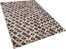 Beliani Kilimas TUGLU rudas 160 x 230 cm natūrali oda