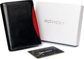 Rovicky 1537-03-BOR RFID odinė vyriška piniginė