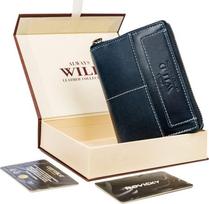 Always Wild Didelė vertikalios padėties odinė piniginė su RFID sistema. Visada Laukinis