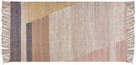 Beliani Džuto kilimas SAMLAR rudas 80 x 150 cm