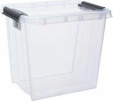 Daiktadėžė PLAST TEAM PRO BOX, su dangčiu, 51 x 39 x 43,5 cm, 53 L