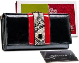 Elegantiška piniginė su madingu, gyvatės raštu - Peterson
