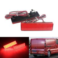 2× Galinio buferio atšvaito lempa 9160858 Renault Master 1999-10 Trafic 2001-iki