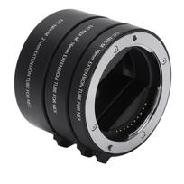 Automatinio fokusavimo makro priartinimo vamzdžio adapterio žiedas 10 mm 16 mm 21 mm, skirtas Sony E tvirtinimo objektyvams black