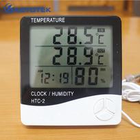 LCD Skaitmeninis termometras higrometras Orų stotis Namų patalpų lauko C/F Temperatūros drėgmės matuoklis su žadintuvu CDN