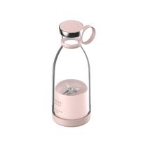 High Quality Portable Fresh Juice Blender Wireless Charging Mini Fresh Juice Cup Electric Mini Mixer Shaker rožinė