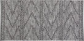 Beliani Kilimas TERMAL juodas 80 x 150 cm medvilninis