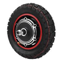 10 colių stebulės variklis 48V 800W elektrinio paspirtuko stebulės variklis galinis varomasis ratas 250–1000 aps./min. bekelės bešepetis stebulės variklis