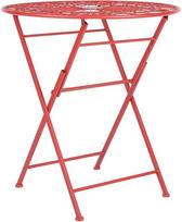 Beliani Staliukas bistro SCARIO 70 cm 70 cm Metal Raudona