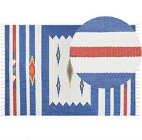 Beliani Medvilninis kilim kilimas 200 x 300 cm margaspalvis VARSER