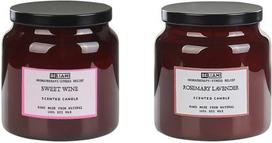 Beliani Rinkinys 2 ABSOLUTE ALCHEMY kvapiosios žvakės Sojų vaškas Šviežios natos
