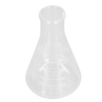 Erlenmeyerio kolba siauru kakleliu, iš sustorinto borosilikatinio stiklo, laboratorinei chemijai, 250 ml