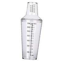Kokteilių plakiklio rinkinys su matuokle 700 ml PC Šalto ir karšto atsparus Baro maišymo įrankis pieno arbatos parduotuvei
