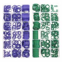 Rubber O Ring 270Pcs R134A Car Airconditioning Sealing Set Rubber O Ring Washer Seals with Plactics Box Kit žalia