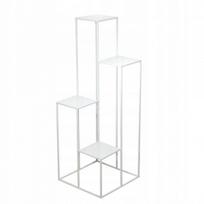 Gėlių stovas Baltos spalvos 120x20x20cm