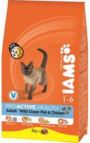 IAMS sausas maistas katėms su jūros žuvimi, 3kg